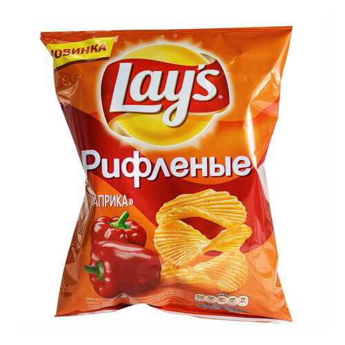 Чипсы Lays Рифленые со вкусом паприки 150г в Несте Ойл