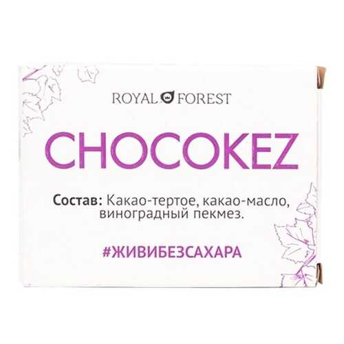 Шоколад Royal Forest Chocokez на виноградном пекмезе 30г в Несте Ойл