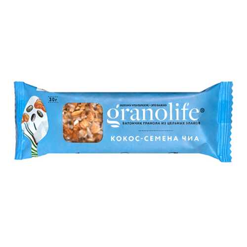 Батончик-гранола Granolife кокос семена чиа в Несте Ойл
