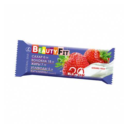 Батончик протеиновый Клубника Beauty Fit 60 г в Несте Ойл