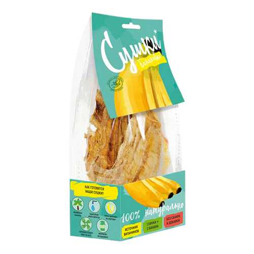 Чипсы фруктовые Биопродукты cушки банановые 40 г в Несте Ойл