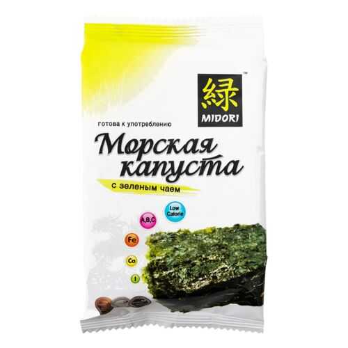 Морская капуста Midori с зеленым чаем 5 г в Несте Ойл