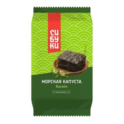 Морская капуста сушеная Сибуки васаби 5 г в Несте Ойл