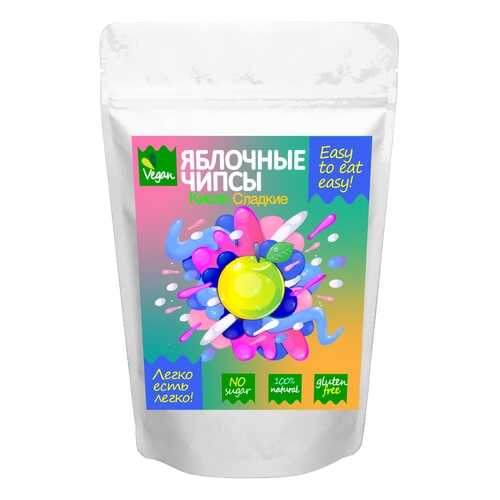 Натуральные фруктовые яблочные чипсы Easy to eat easy кисло-сладкие 30 г в Несте Ойл