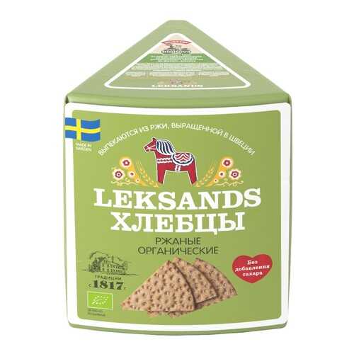 Хлебцы ржаные Органические Leksands by Bionova 200 г, Швеция в Несте Ойл
