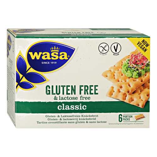 Хлебцы Wasa Classic Gluten Free lactose Free Vegan без содержания глютена и лактозы 240 г в Несте Ойл