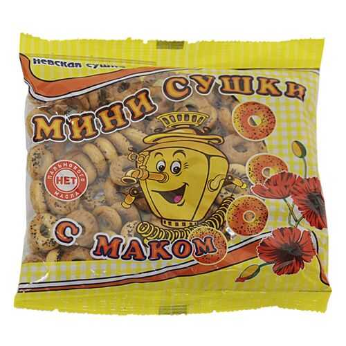 Сушка мини Невская сушка с маком 200 г в Несте Ойл