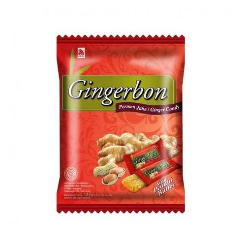 Конфеты имбирные GingerBon с арахисом, жевательные 125 г в Несте Ойл