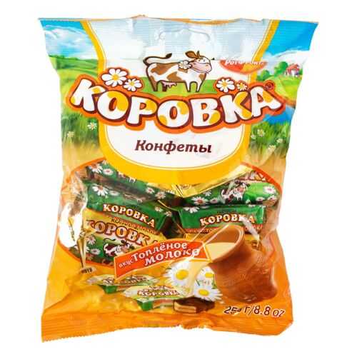 Конфеты Коровка вкус топленое молоко 250 г в Несте Ойл