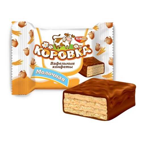 Конфеты Рот Фронт коровка вафельная коробка 2 кг в Несте Ойл