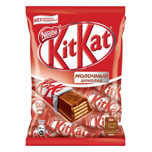 Молочный шоколад Kit Kat с хрустящей вафлей 169 г в Несте Ойл