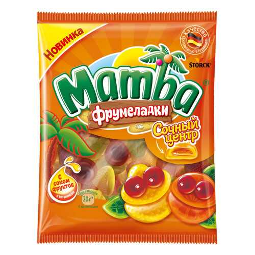Мармелад Mamba фрумеладки сочный центр 70 г в Несте Ойл