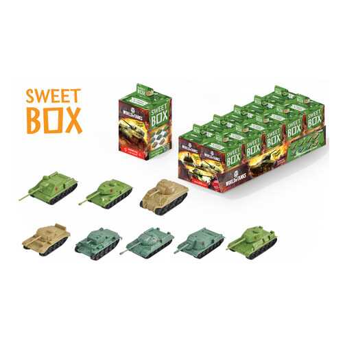 СВИТБОКС WORLD OF TANKS 2 Мармелад с игрушкой в коробочке , 12 шт в уп в Несте Ойл