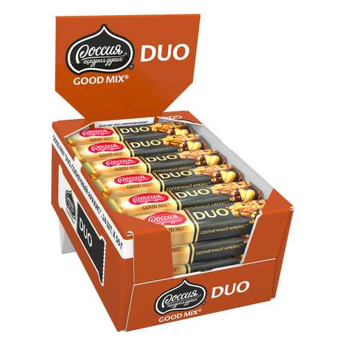 Конфета с арахисом и клюквой Good mix duo солнечный арахис 24 штуки по 50 г в Несте Ойл