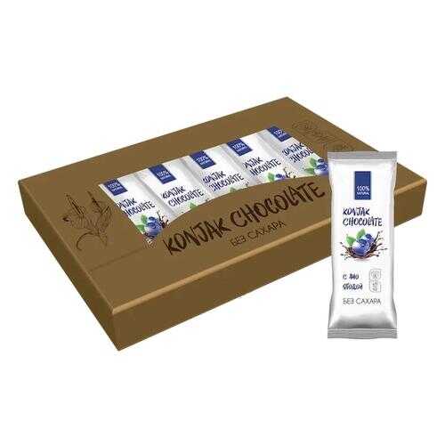 Шоколад без сахара KONJAK CHOCOLATE Черничный, кор. 10 шт. в Несте Ойл