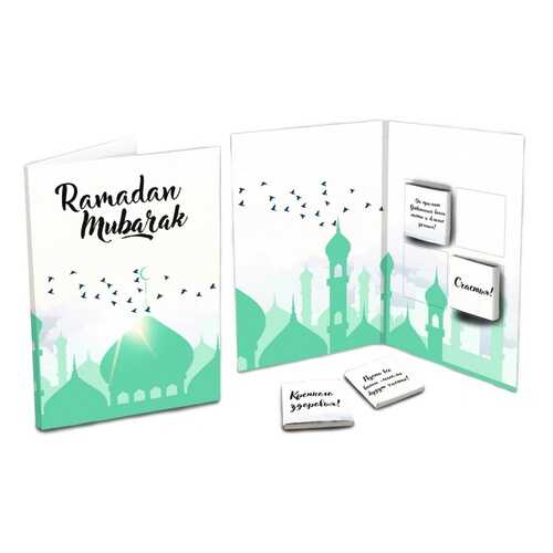 Шоколад Chokocat Ramadan Mubarak, молочный, открытка, 20 гр в Несте Ойл