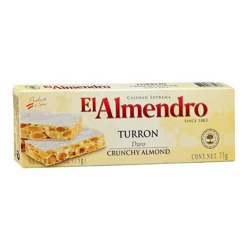 Туррон El Almendro миндальный хрустящий 75 г в Несте Ойл