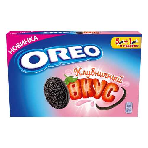Печенье Oreo с какао и начинкой клубника 228 г в Несте Ойл