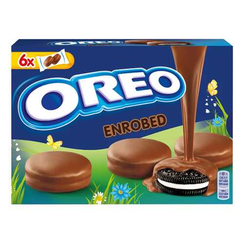 Печенье Oreo с ванильным вкусом в молочном шоколаде 246 г в Несте Ойл