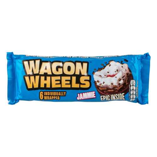 Печенье Wagon wheels с суфле и джемом 228 г в Несте Ойл
