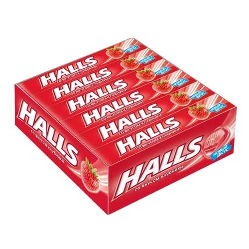Карамель Halls клубника 12 шт в Несте Ойл