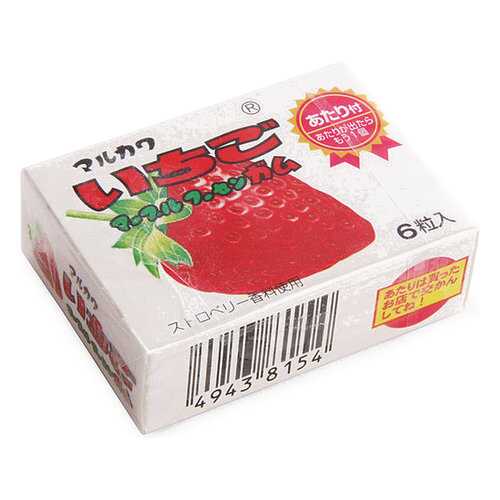 ЖЕВАТЕЛЬНАЯ РЕЗИНКА MARUKAWA, СО ВКУСОМ КЛУБНИКИ,8,1 гр в Несте Ойл