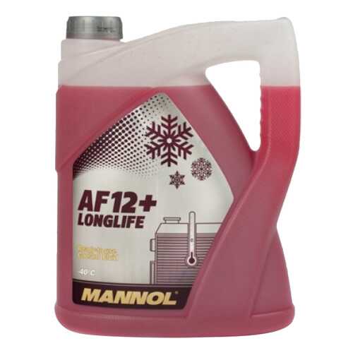 Антифриз MANNOL AF-12+ Красный -40 5л в Несте Ойл