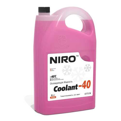 Охлаждающая жидкость NIRO Coolant Red -40C 1кг в Несте Ойл