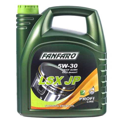 6703 FANFARO LSX JP 5W-30 4 л. Синтетическое моторное масло в Несте Ойл