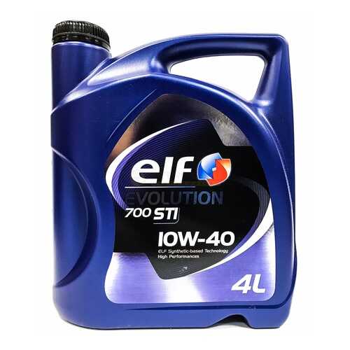 ELF Масло Моторное Elf 10w40 Evo 700 Sti П/Син.4л в Несте Ойл