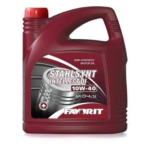 Favorit STAHLSYNT Intelleсt DI SAE 10W-40 API CF-4/SL, 5л в Несте Ойл