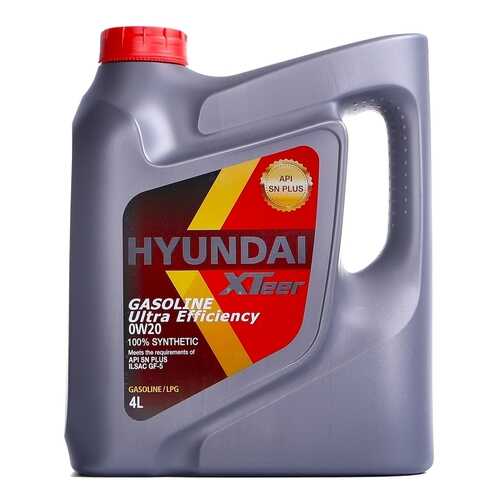 Масло моторное HYUNDAI XTeer Gasoline Ultra Efficiency 0W-20 4 л в Несте Ойл