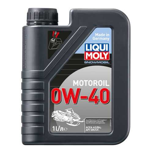 Масло моторное Liqui moly Snowmobil Motoroil 0W-40 1 л в Несте Ойл