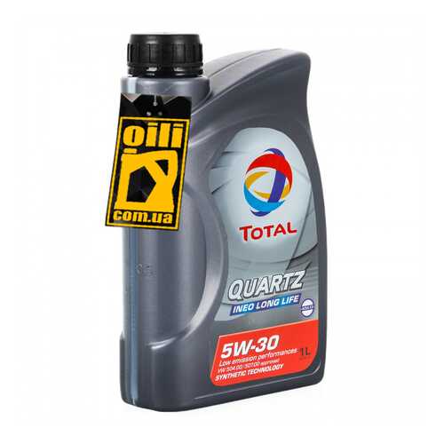 Масло Моторное Quartz Ineo Long Life 5w30, 1l Total арт. 213818 в Несте Ойл