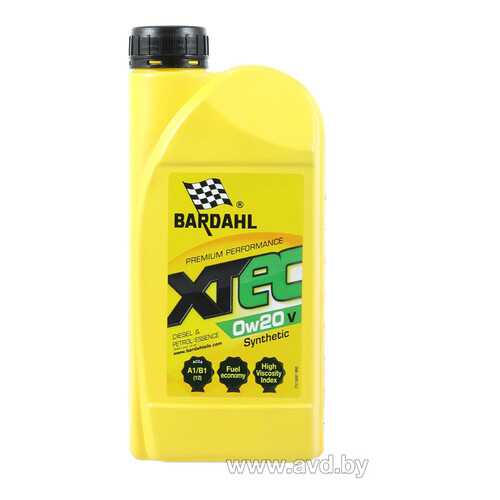 Масло моторное сиететическое BARDAHL специальное XTEC 0W20 FE VW 508.00/509.00 1L в Несте Ойл