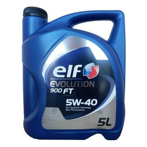 Моторное масло elf 900 FT 5W-40 5 л в Несте Ойл