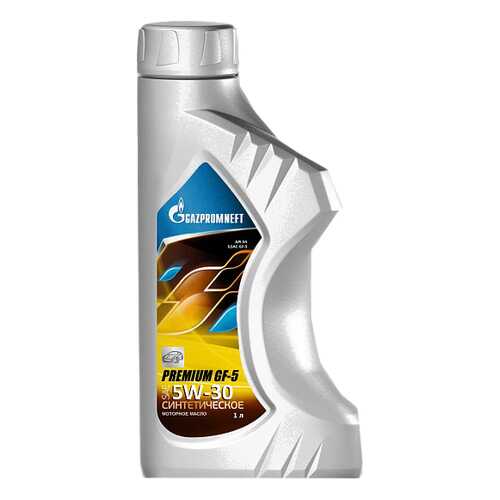 Моторное масло Gazpromneft Premium GF-5 5W-30 1л в Несте Ойл
