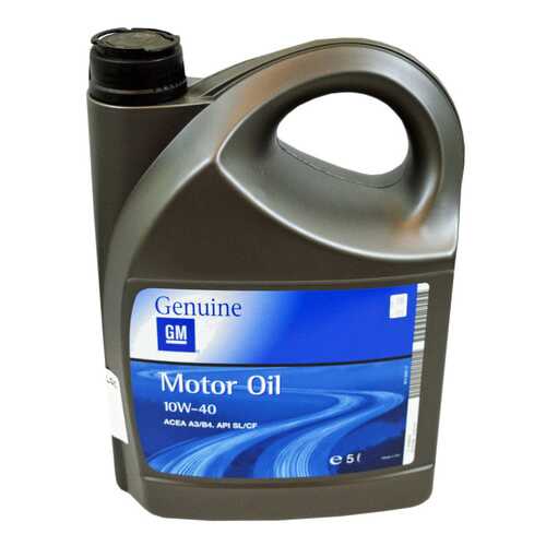 Моторное масло General Motors Semi Synthetic Plus 10W-40 5л в Несте Ойл