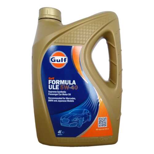 Моторное масло Gulf Formula ULE 5W-40 4л в Несте Ойл