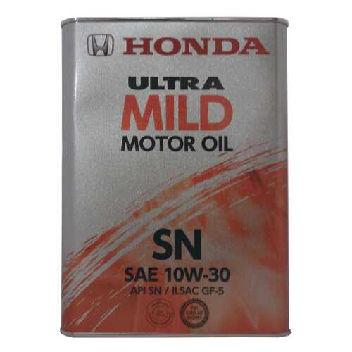 Моторное масло Honda Ultra MILD 10W-30 4л в Несте Ойл