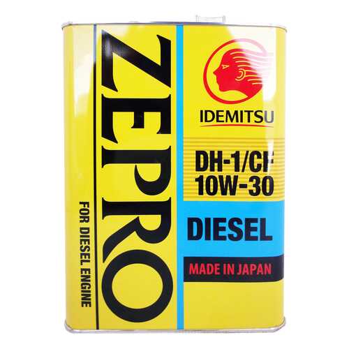 Моторное масло Idemitsu Zepro Diesel 10W-30 4л в Несте Ойл
