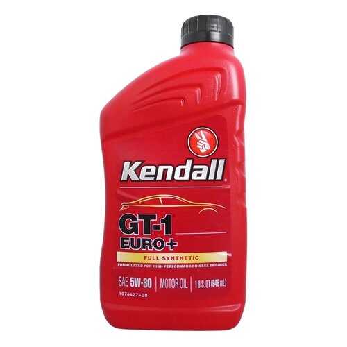 Моторное масло Kendall GT-1® Euro+ Full Synthetic 5W-30 0,946л в Несте Ойл