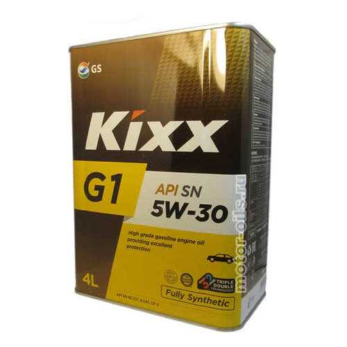 Моторное масло Kixx G1 Dexos1 5W-30 4л в Несте Ойл
