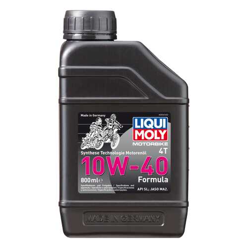 Моторное масло Liqui moly Motorbike 4T Formula 10W-40 0,8л в Несте Ойл