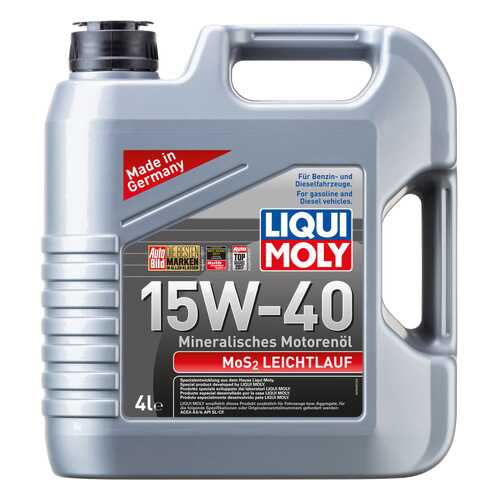 Моторное масло Liqui moly Super Motor Oil MoS2 15w-40 4л в Несте Ойл