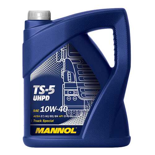 Моторное масло Mannol TS-5 UHPD 10W-40 5л в Несте Ойл