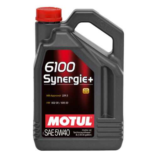 Моторное масло Motul 6100 Synergie + 5w-40 4л в Несте Ойл