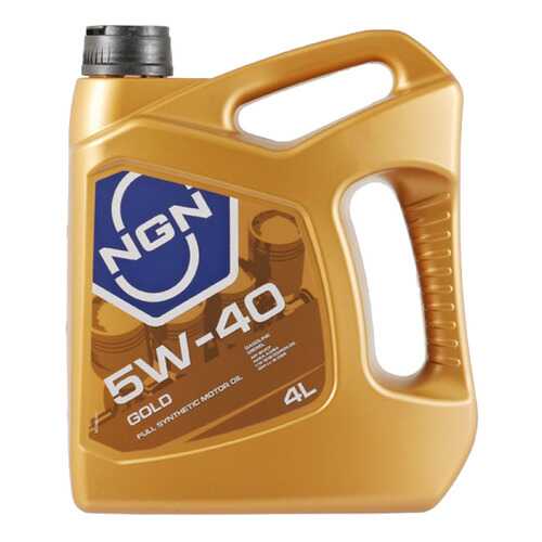 Моторное масло NGN Gold 5W-40 4л в Несте Ойл