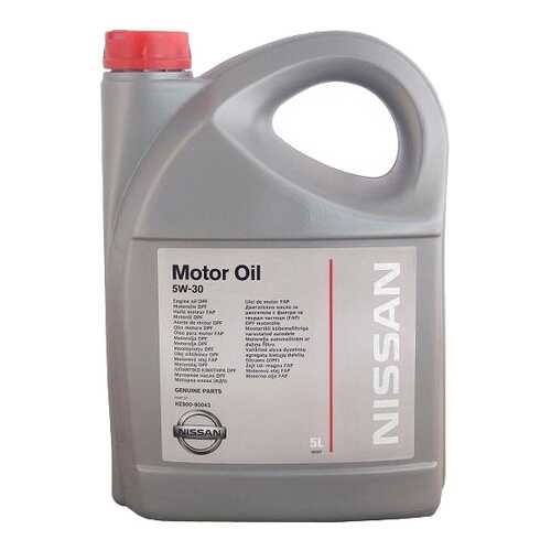 Моторное масло Nissan Fully synthetic 5W-30 5л в Несте Ойл