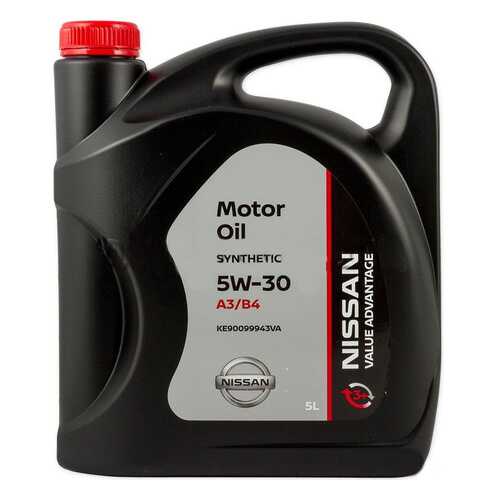 Моторное масло Nissan Value advantage 3+ 5W-30 5л в Несте Ойл
